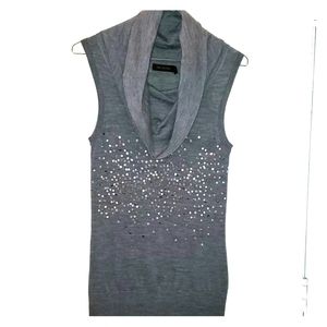 The Limited Sleeveless Cowl Neck Sweater